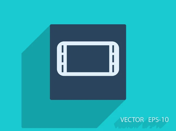 Icono plano de gamepad — Vector de stock