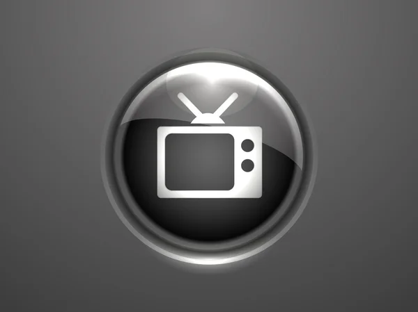 Pictogram van tv — Stockvector