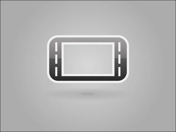 Icono plano de gamepad — Vector de stock