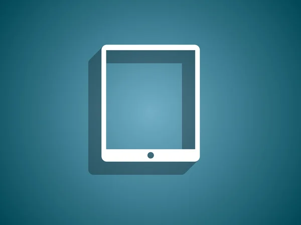 Flache Ikone des Touchpads — Stockvektor