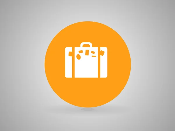 Flat icon of bag — Stock Vector