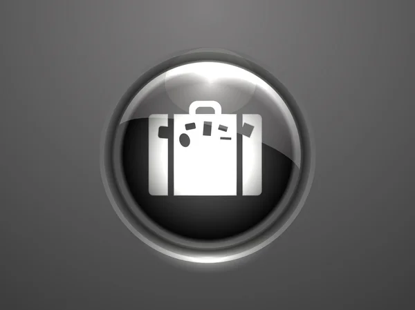 Icono plano de la bolsa — Vector de stock