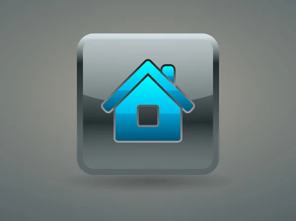 Icono plano del hogar — Vector de stock