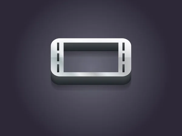 Platte pictogram van gamepad — Stockvector