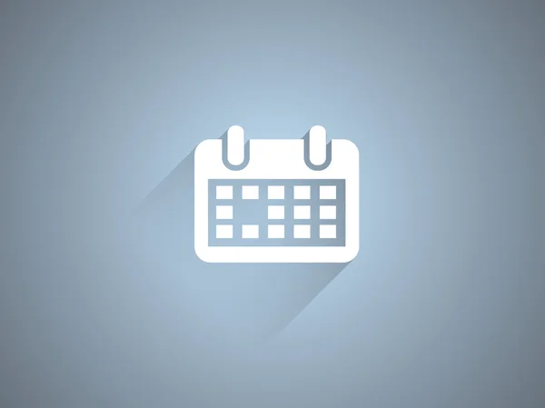 Icono plano del calendario — Vector de stock