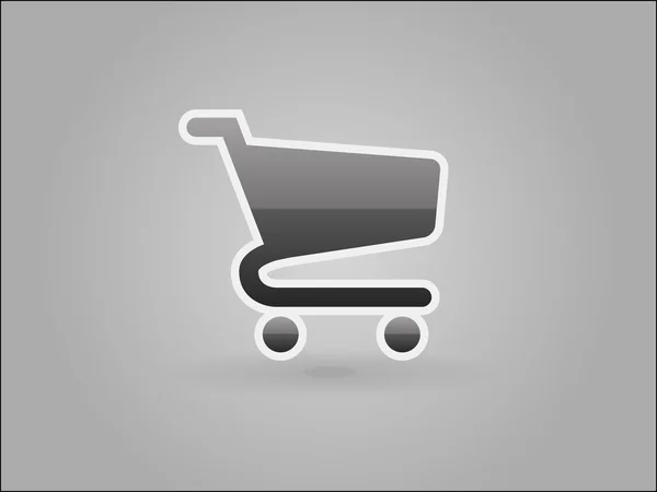 Icon of shopping cart — Stock Vector