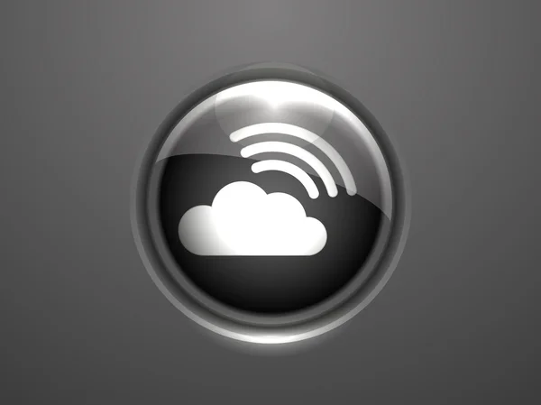 Cloud pictogram — Stockvector