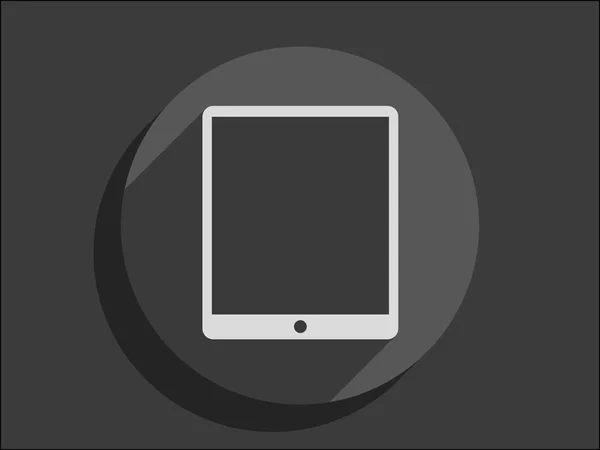 Icono plano de touchpad — Archivo Imágenes Vectoriales