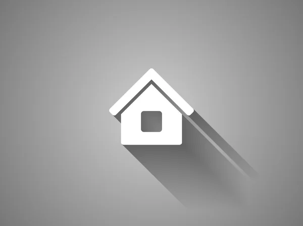 Icono plano del hogar — Vector de stock