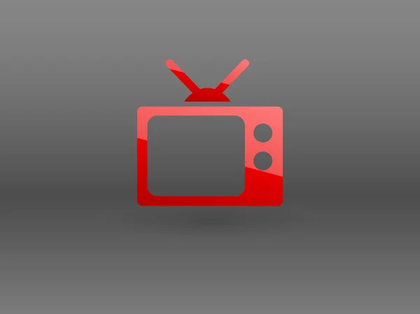 Ikone des Fernsehens — Stockvektor