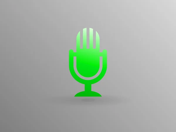 Microphone icon — Stock Vector