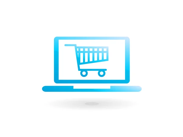 Online-Shopping-Ikone — Stockvektor