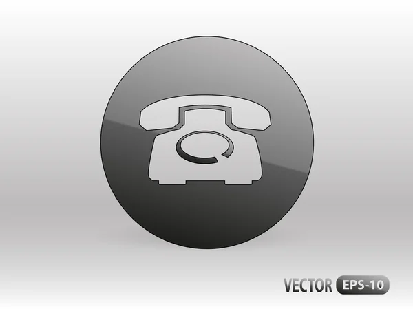 Flat icon of phone — Stock Vector