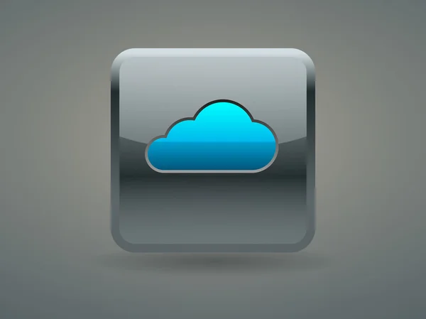 Płaski ikona Cloud — Wektor stockowy