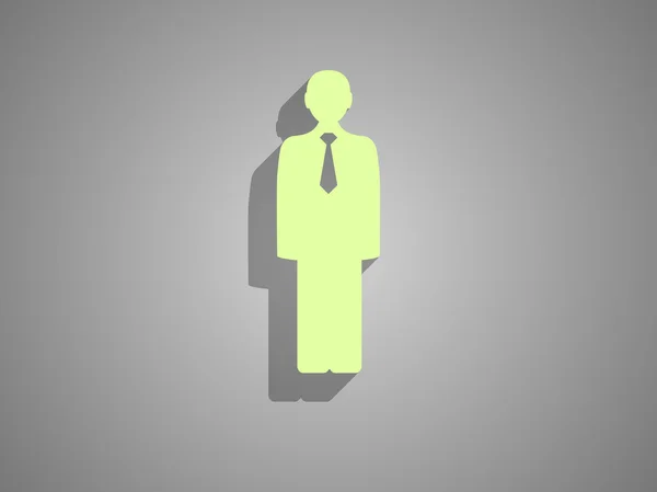 Icono de hombre de negocios — Vector de stock