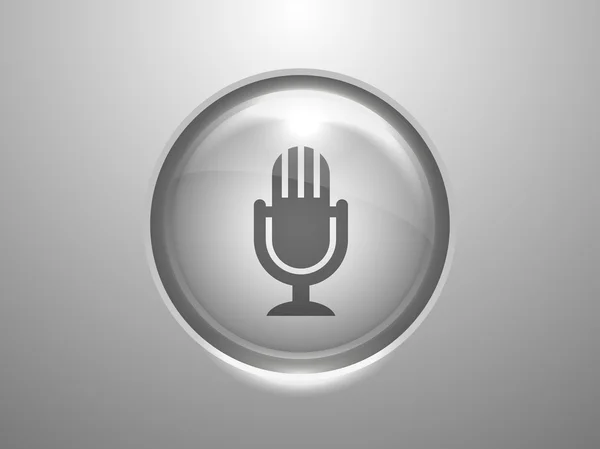 Mikrofon ikon — Stock Vector