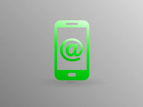 Mobile mail icon — Stock Vector