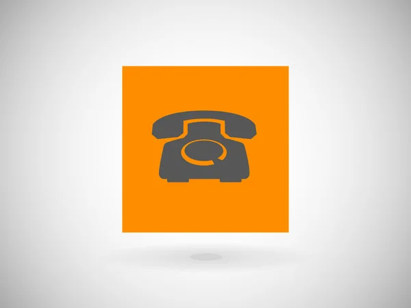 Flat icon of a phone — Stock Vector