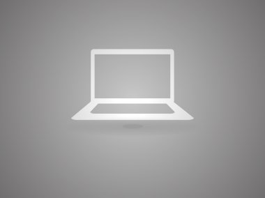 dizüstü düz simgesi