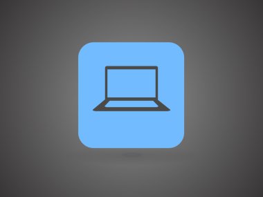 dizüstü düz simgesi