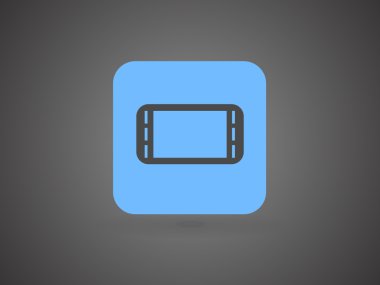 gamepad düz simgesi