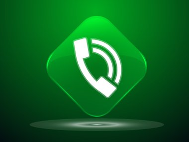 düz bir telefon simgesi