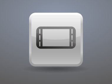 gamepad düz simgesi