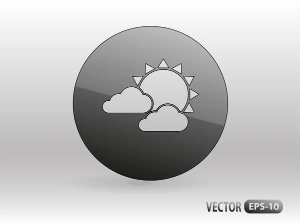 Flat weather icon — Stock Vector