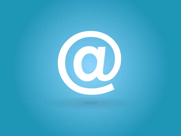 Icono plano de correo electrónico — Vector de stock