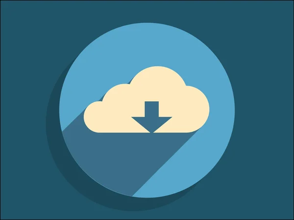 Cloud pictogram — Stockvector