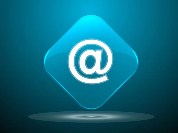 Icono plano de correo electrónico — Vector de stock