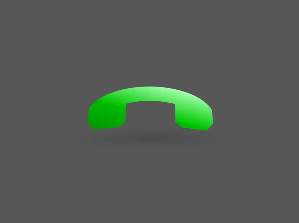 Flat ikonen av en telefon — Stock vektor