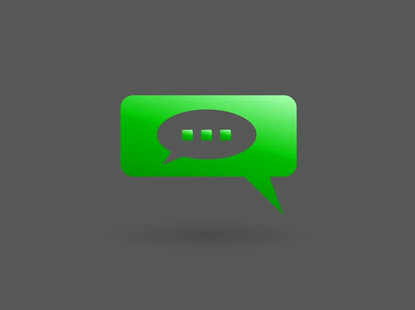 Fast ikon i en kommunikasjon – stockvektor