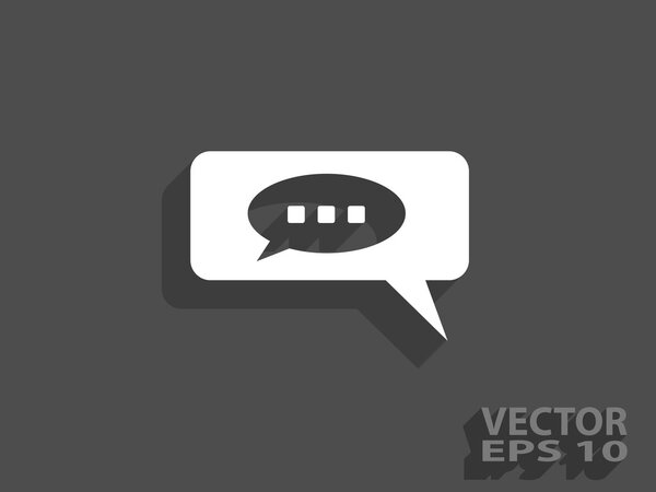 Плоская иконка связи
