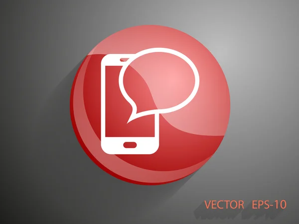 Icono sms — Vector de stock