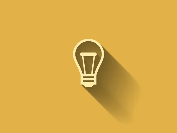 Flat icon of idea — Stock Vector