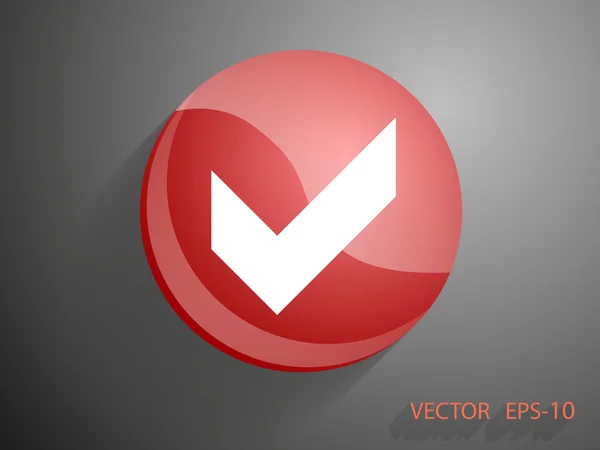 Icono de casilla de verificación — Vector de stock