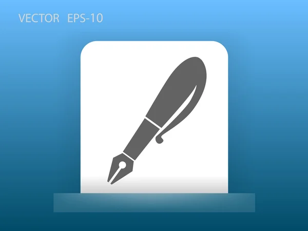 Icon of pen — Stock Vector