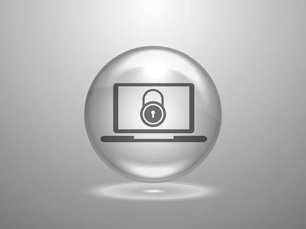 Icono de seguridad de Internet — Archivo Imágenes Vectoriales