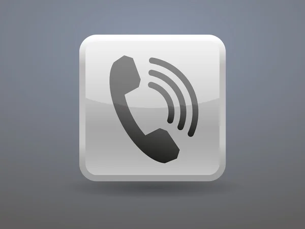 Плоская иконка телефона — стоковый вектор