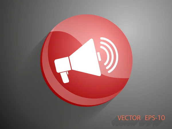 Icono de megáfono — Vector de stock