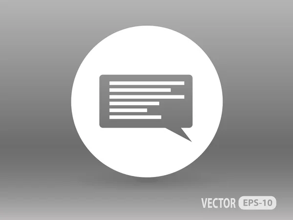 Icono de chat — Vector de stock