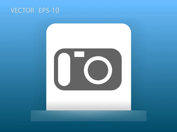 Икона фотоаппарата — стоковый вектор