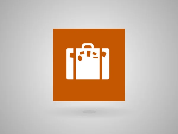 Flat icon of bag — Stock Vector