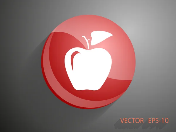 Icon of apple — Stock Vector