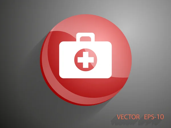 Icon of ambulance — Stock Vector