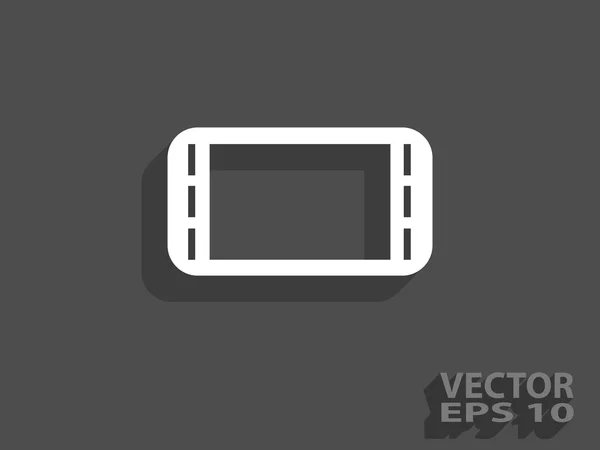 Icono plano de gamepad — Vector de stock