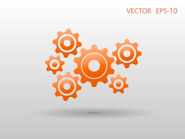 Ícone engrenagens —  Vetores de Stock