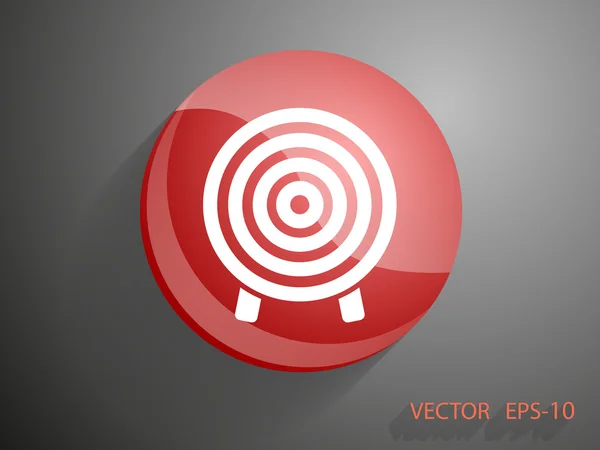 Icono de objetivo — Vector de stock