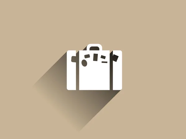 Flat icon of bag — Stock Vector